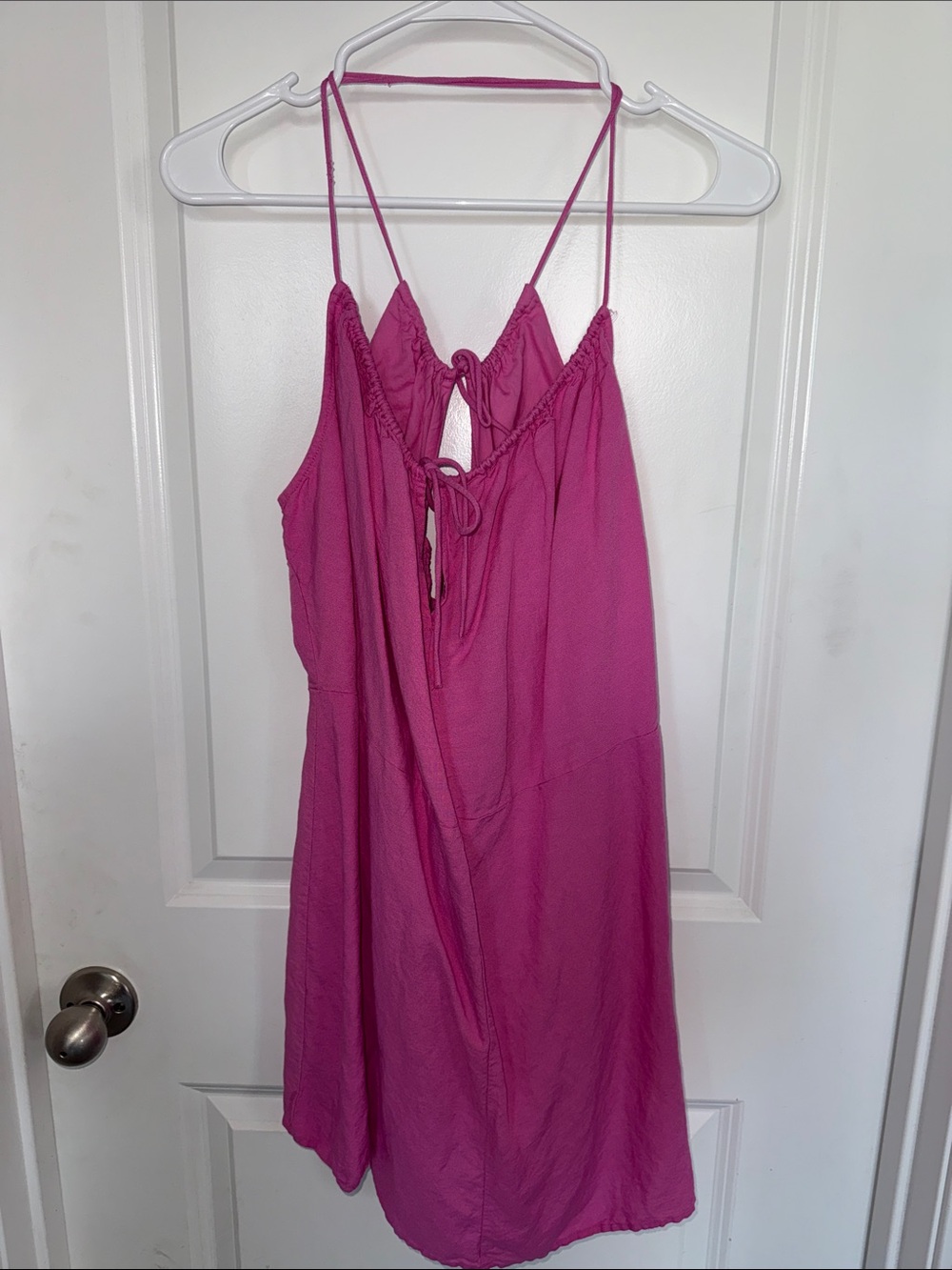 H&M Fuchsia Strappy Mini Dress